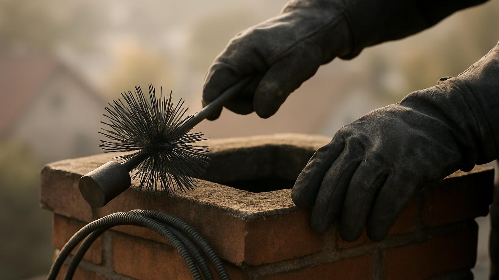 Practical chimney sweep & inspection in Needham